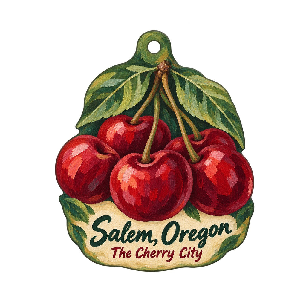 Madrona Hills Ace Hardware Town Icon custom wood ornament OC862 on white