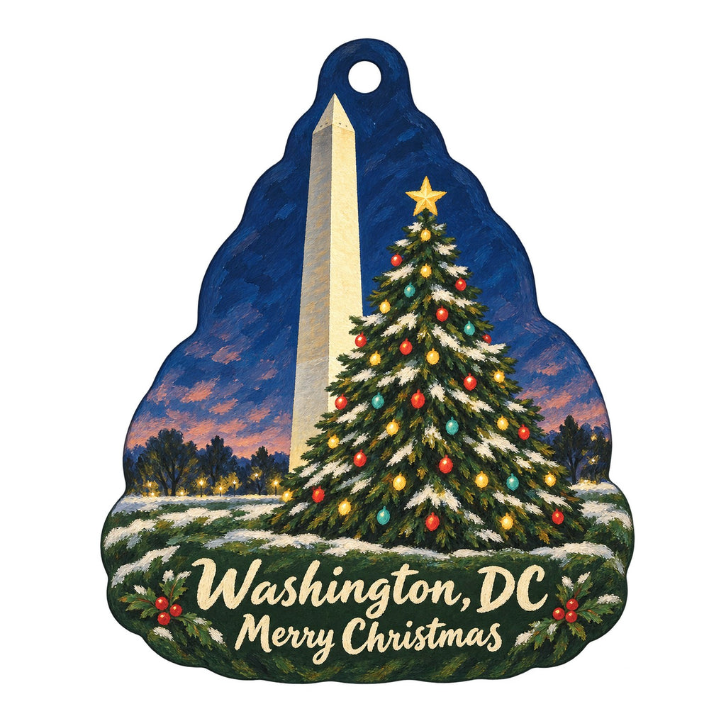 Because Science Christmas custom wood ornament OC873 on white