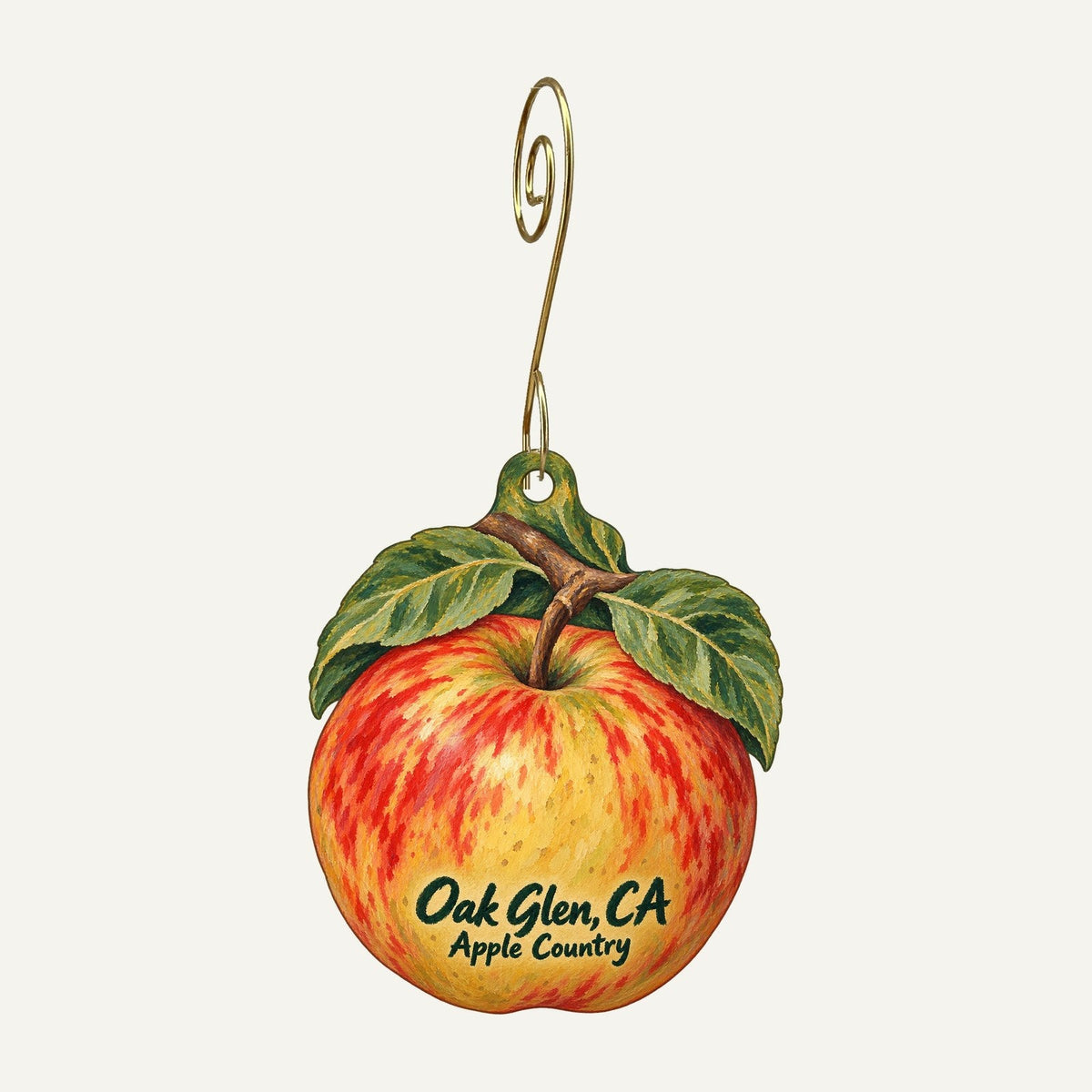 Rileys at Los Rios Rancho Town Icon custom wood ornament OC886 hanging on hook