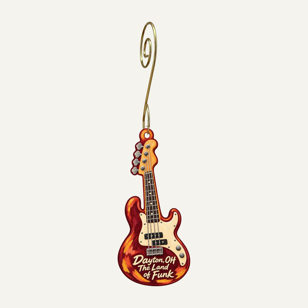 Zig Zag Gallery Town Icon custom wood ornament OC892 hanging on hook