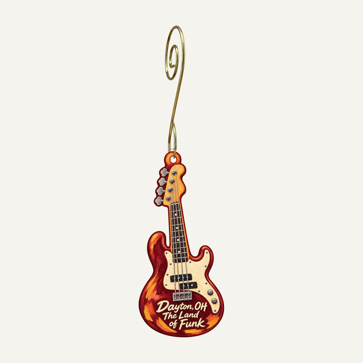 Zig Zag Gallery Town Icon custom wood ornament OC892 hanging on hook
