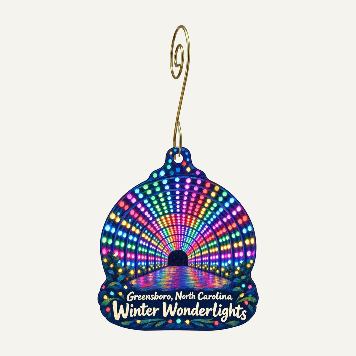 Woods of Terror Christmas custom wood ornament OC951 hanging on hook