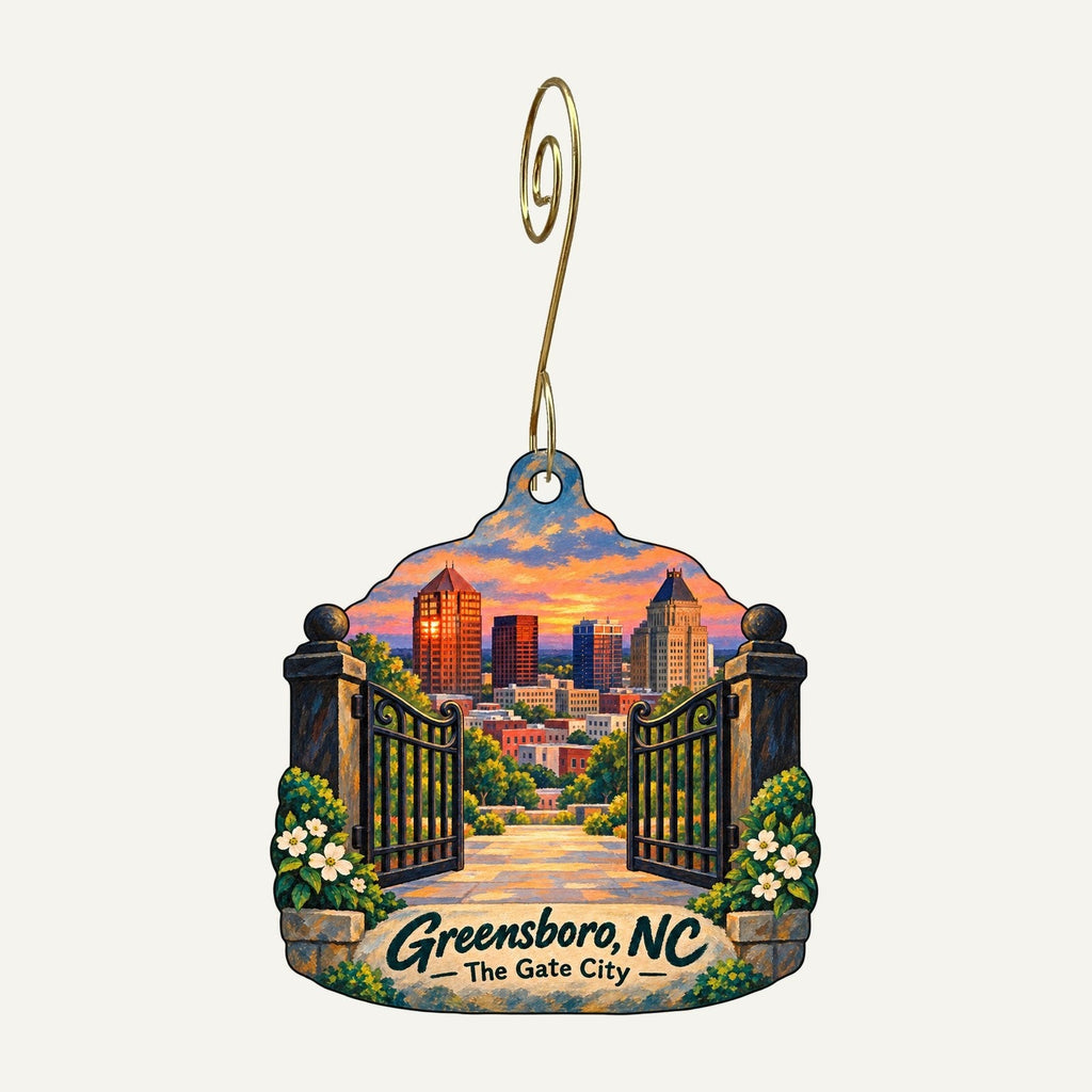Woods of Terror Town Icon custom wood ornament OC952 hanging on hook