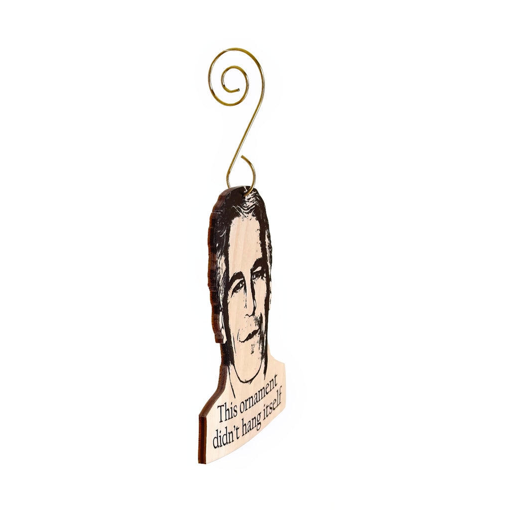 Didn't Hang it Self Ornament #T257