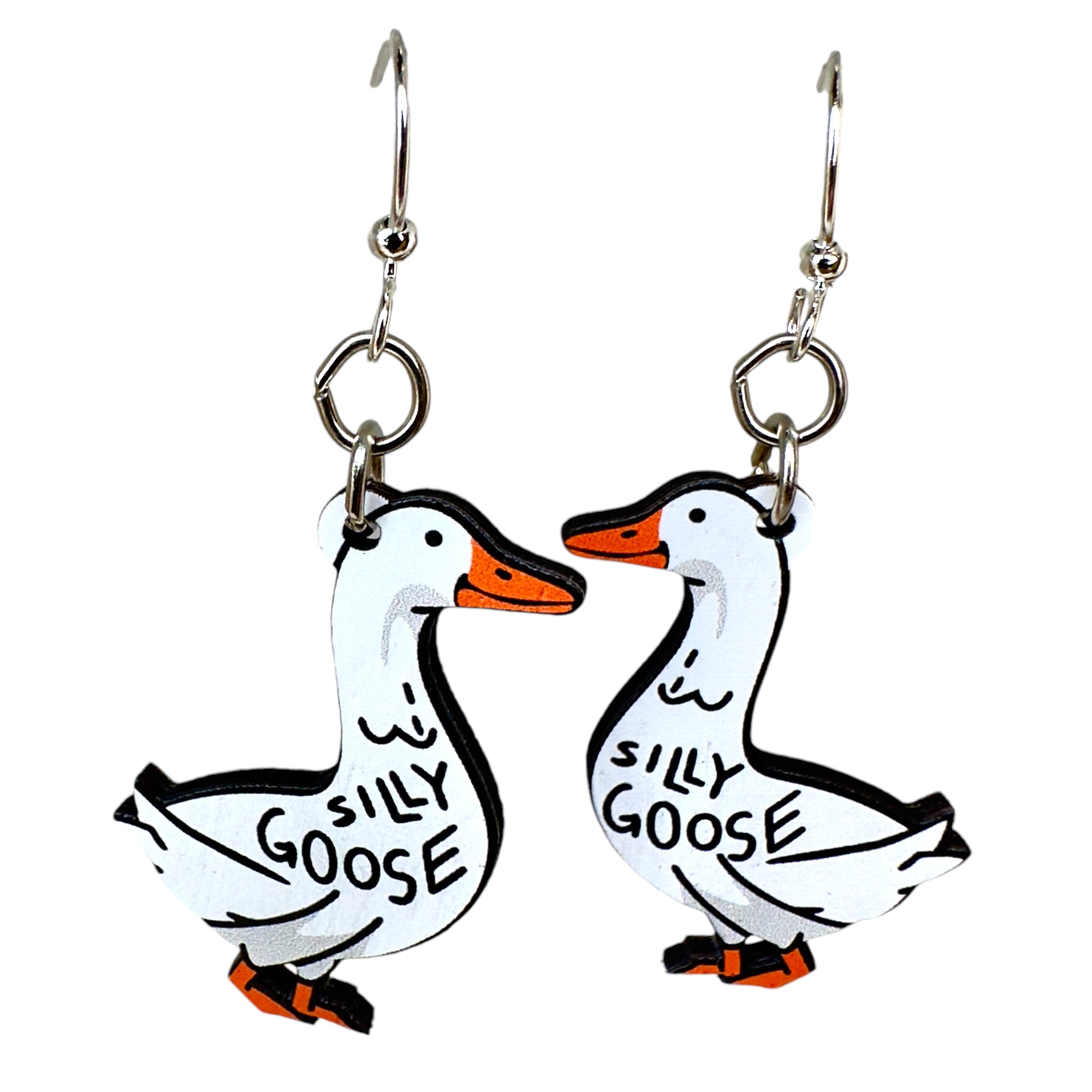 Silly Goose Earrings #1825