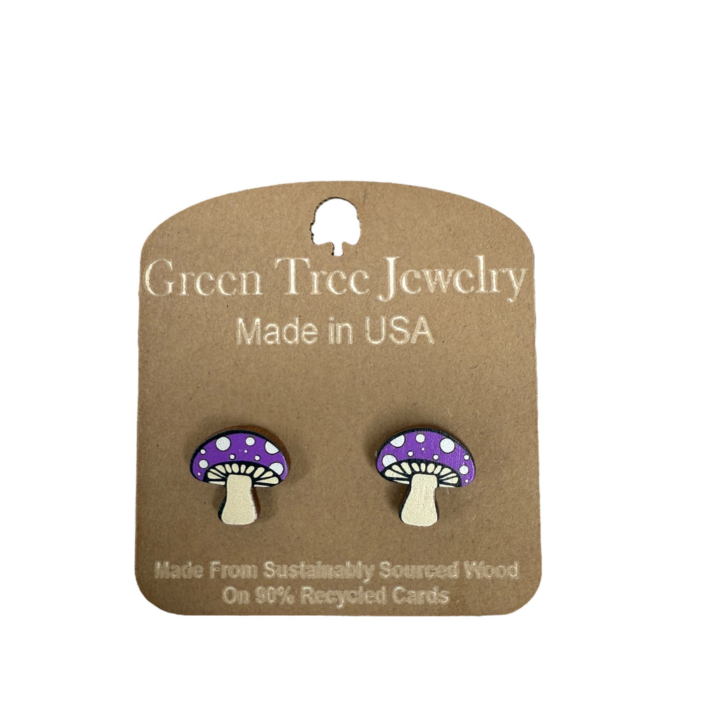 Mushroom Stud Earrings #3045