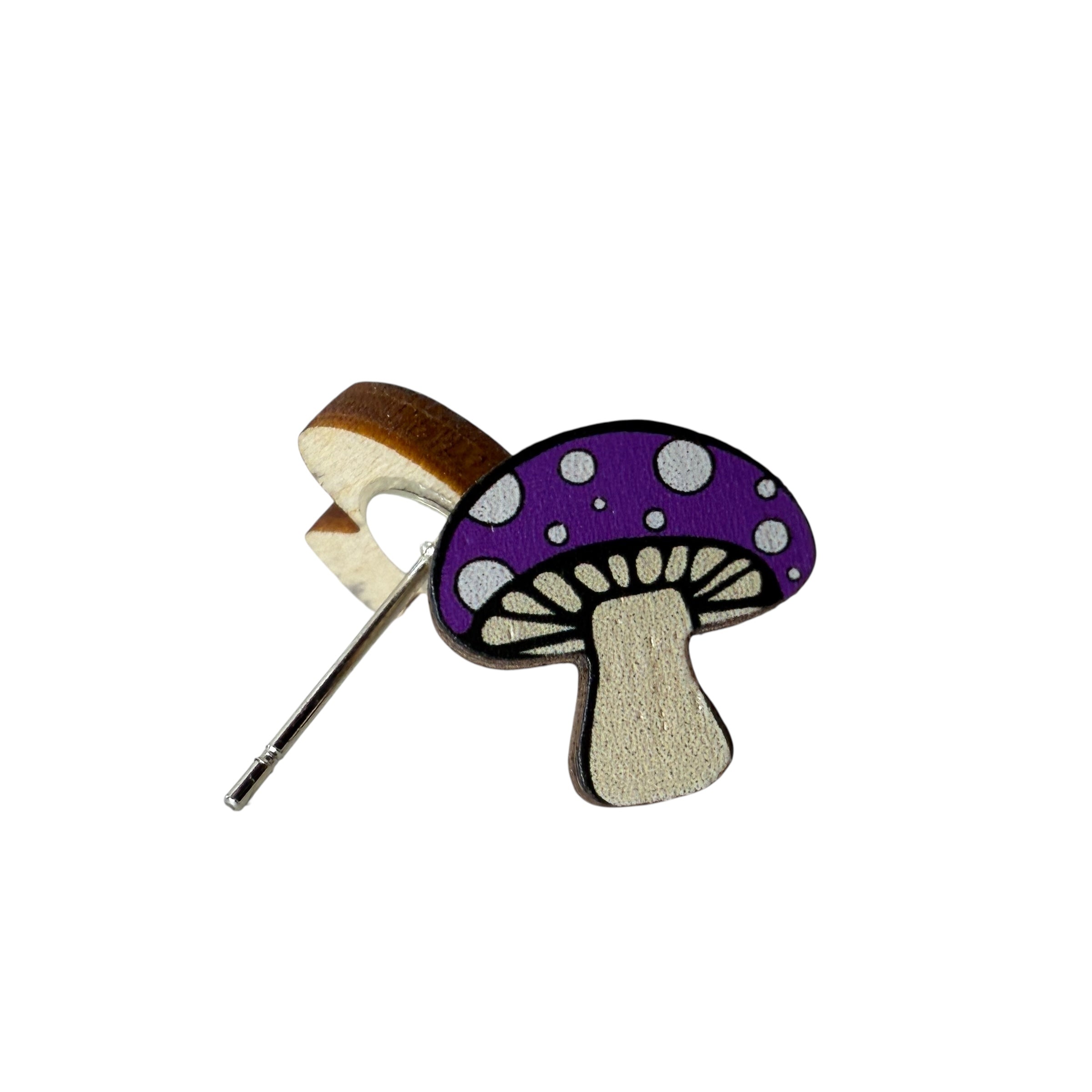 Mushroom Stud Earrings #3045