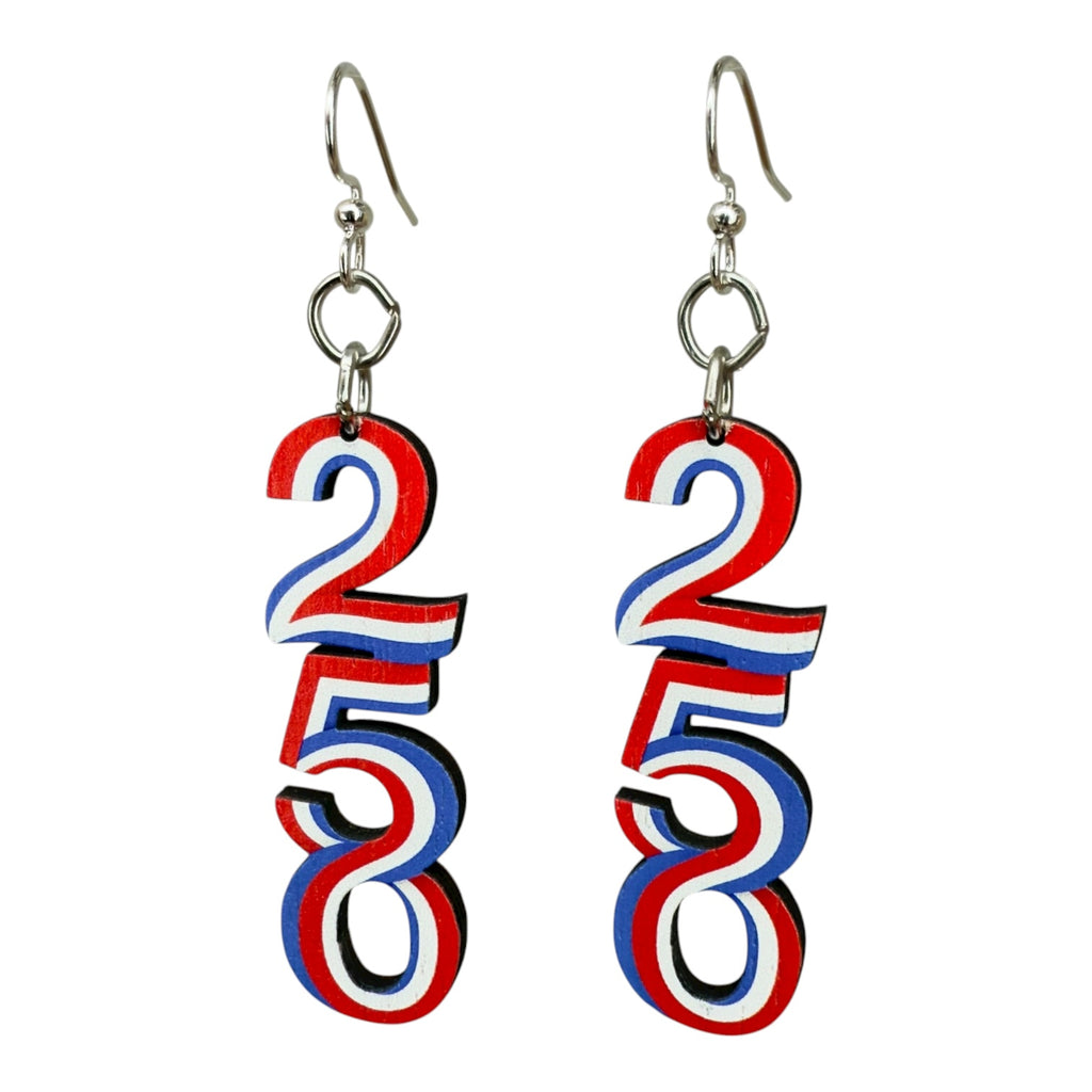 250th Anniversary Earrings #T276