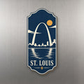 She's Choosing St. Louis Magnet | Negative-Space Silhouette | S1001-M