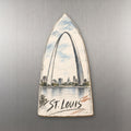 She's Choosing St. Louis Magnet | Loose Contour Sketch | S1003-M