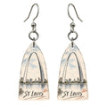 She's Choosing St. Louis Earrings | Loose Contour Sketch | S1003
