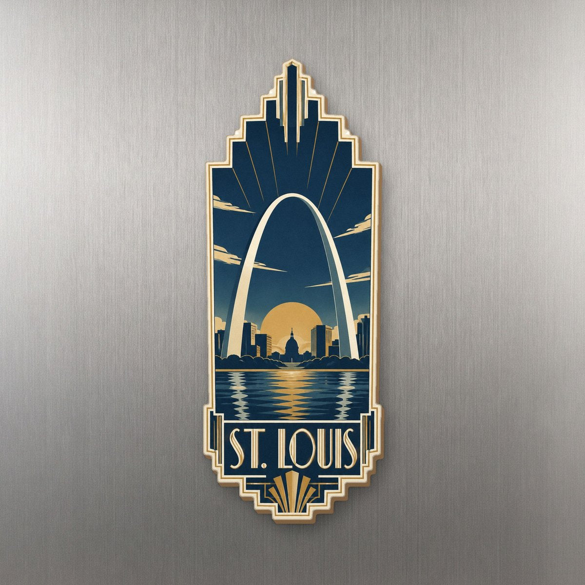 She's Choosing St. Louis Magnet | Art Deco | S1005-M