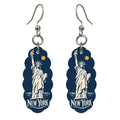 She's Choosing New York Earrings | Negative-Space Silhouette | S100