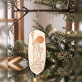 She's Choosing New York Ornament | Continuous-Line Drawing | S101-O