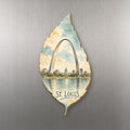 She's Choosing St. Louis Magnet | Pen and Watercolor Wash | S1013-M