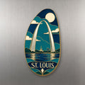 She's Choosing St. Louis Magnet | Cloisonné-Inspired Graphic | S1016-M