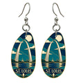 She's Choosing St. Louis Earrings | Cloisonné-Inspired Graphic | S1016