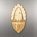 She's Choosing St. Louis Magnet | Typographic Illustration | S1017-M