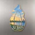 She's Choosing St. Louis Magnet | Colored Pencil over Gouache | S1018-M
