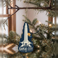 She's Choosing Kansas City Ornament | Negative-Space Silhouette | S1019-O