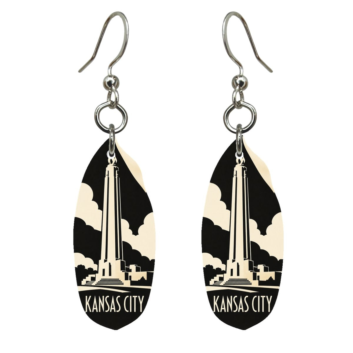 She's Choosing Kansas City Earrings | Notan | S1022