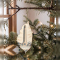 She's Choosing Kansas City Ornament | Sparse Pointillism | S1027-O