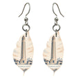 She's Choosing Kansas City Earrings | Sparse Pointillism | S1027