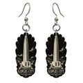 She's Choosing Kansas City Earrings | Scratchboard | S1028