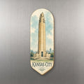 She's Choosing Kansas City Magnet | Pen and Watercolor Wash | S1031-M