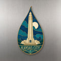 She's Choosing Kansas City Magnet | Cloisonné-Inspired Graphic | S1034-M