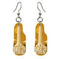 She's Choosing Kansas City Earrings | Typographic Illustration | S1035