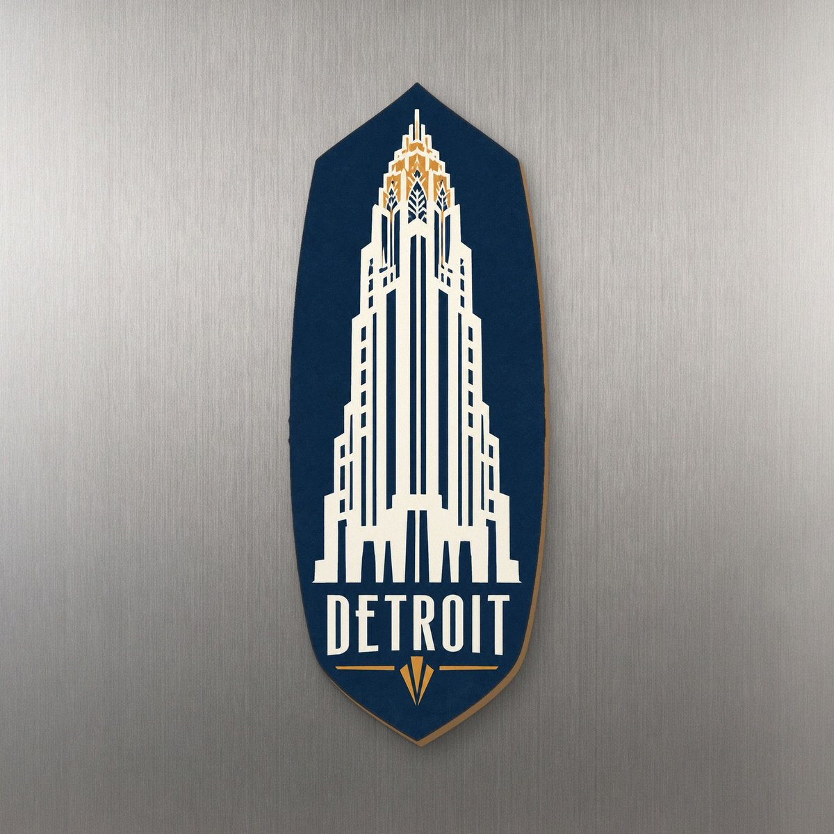 She's Choosing Detroit Magnet | Negative-Space Silhouette | S1037-M