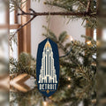She's Choosing Detroit Ornament | Negative-Space Silhouette | S1037-O