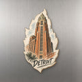 She's Choosing Detroit Magnet | Loose Contour Sketch | S1039-M