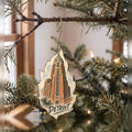 She's Choosing Detroit Ornament | Loose Contour Sketch | S1039-O