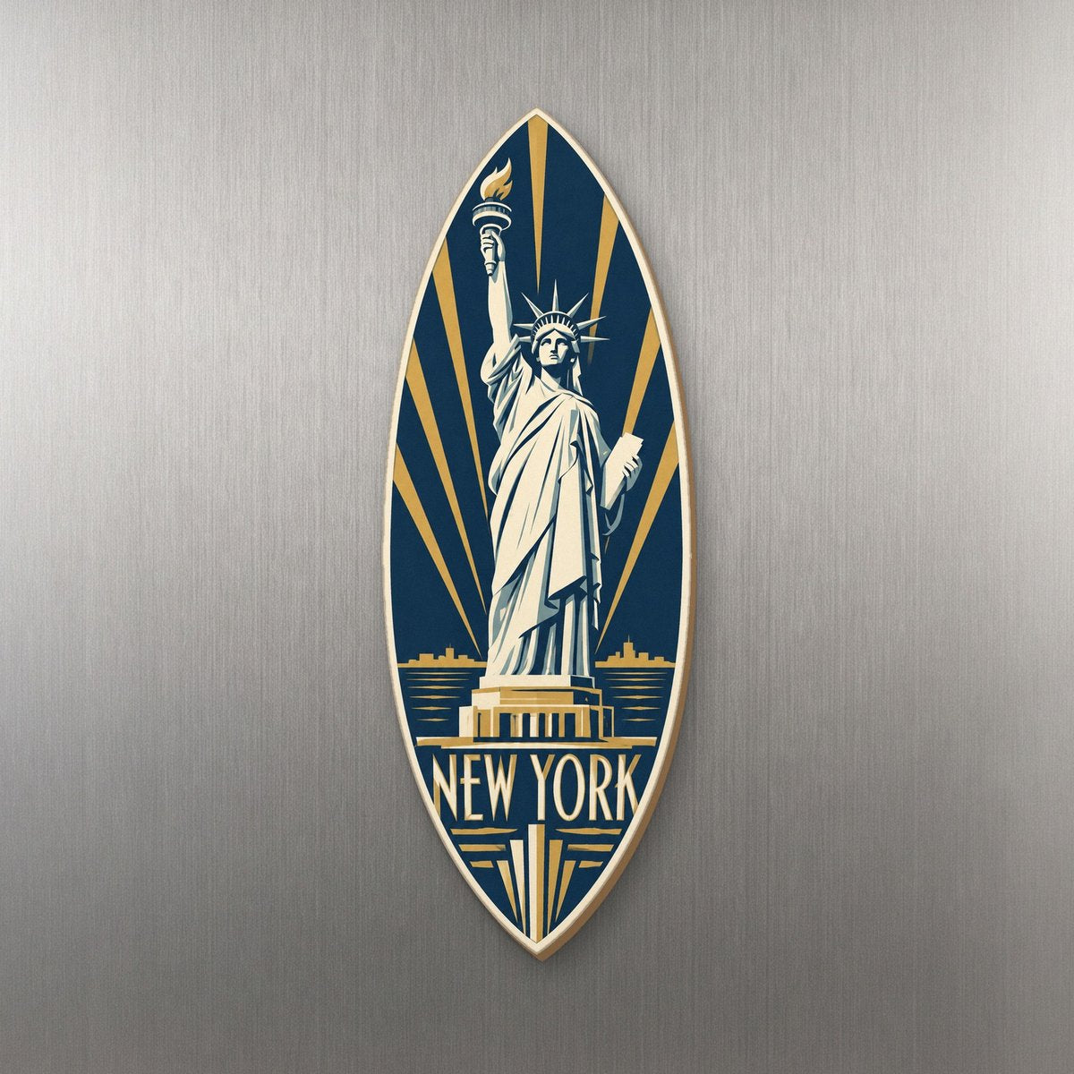 She's Choosing New York Magnet | Art Deco | S104-M