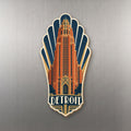 She's Choosing Detroit Magnet | Art Deco | S1041-M