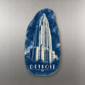 She's Choosing Detroit Magnet | Cyanotype-Inspired | S1043-M