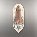 She's Choosing Detroit Magnet | Sparse Pointillism | S1045-M
