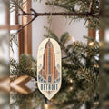 She's Choosing Detroit Ornament | Sparse Pointillism | S1045-O