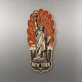 She's Choosing New York Magnet | Woodcut | S105-M