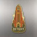 She's Choosing Detroit Magnet | Naive Folk Painting | S1050-M