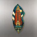 She's Choosing Detroit Magnet | Cloisonné-Inspired Graphic | S1052-M