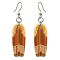 She's Choosing Detroit Earrings | Typographic Illustration | S1053