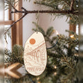 She's Choosing Minneapolis Ornament | Continuous-Line Drawing | S1056-O