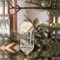 She's Choosing Minneapolis Ornament | Loose Contour Sketch | S1057-O