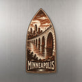 She's Choosing Minneapolis Magnet | Woodcut | S1060-M