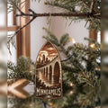 She's Choosing Minneapolis Ornament | Woodcut | S1060-O