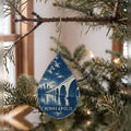 She's Choosing Minneapolis Ornament | Cyanotype-Inspired | S1061-O