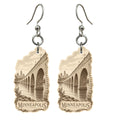 She's Choosing Minneapolis Earrings | Etching-Inspired Linework | S1062